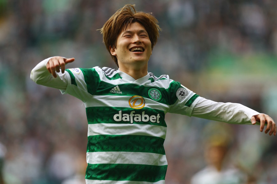 セルティックの古橋亨梧【写真：ロイター】