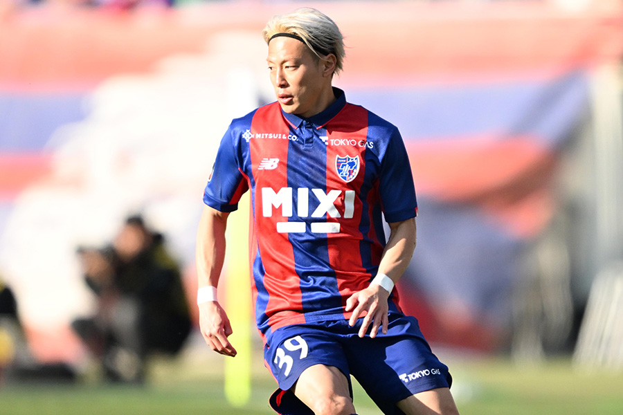 先制ゴールを決めた仲川輝人【写真:徳原隆元】