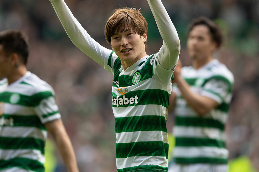 セルティックで活躍するFW古橋亨梧【写真：Getty Images】
