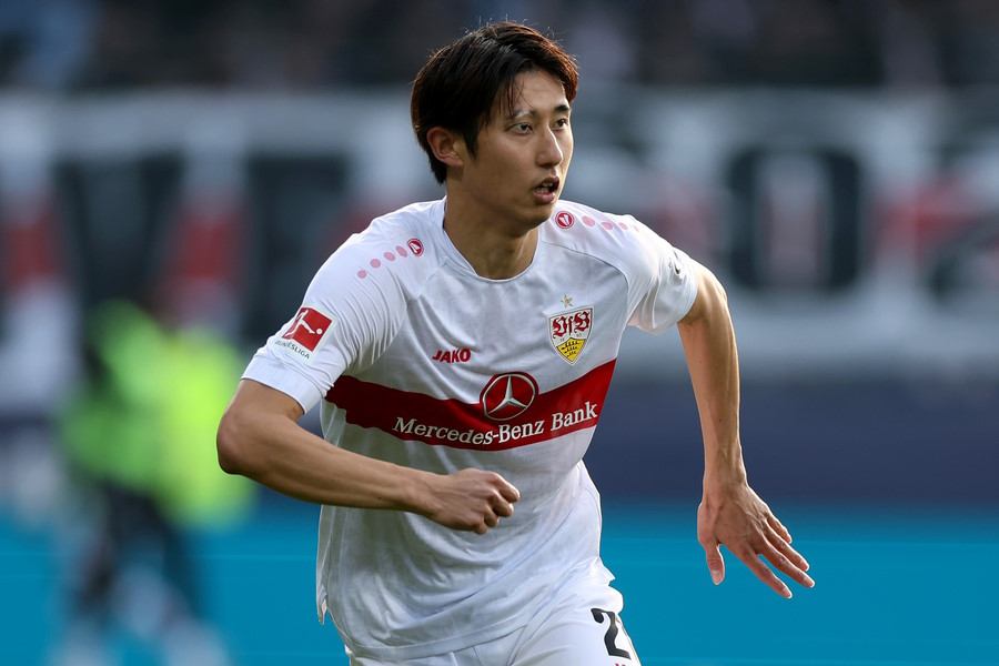 シュツットガルトの日本代表DF伊藤洋輝【写真：Getty Images】
