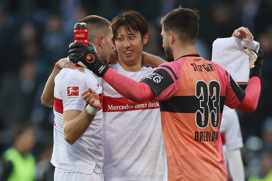 シュツットガルトの日本代表DF伊藤洋輝【写真：Getty Images】