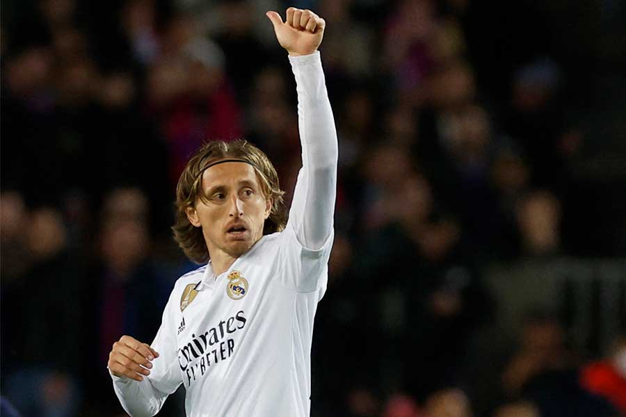 モドリッチの「既読」が話題【写真：Getty Images】