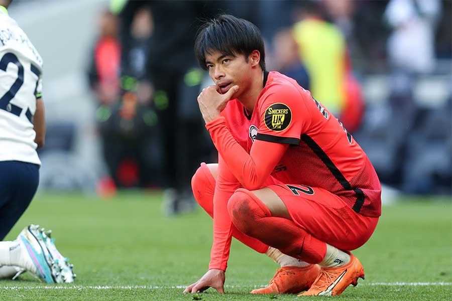 三笘薫のPK誤審騒動を猛批判【写真:Getty Images】