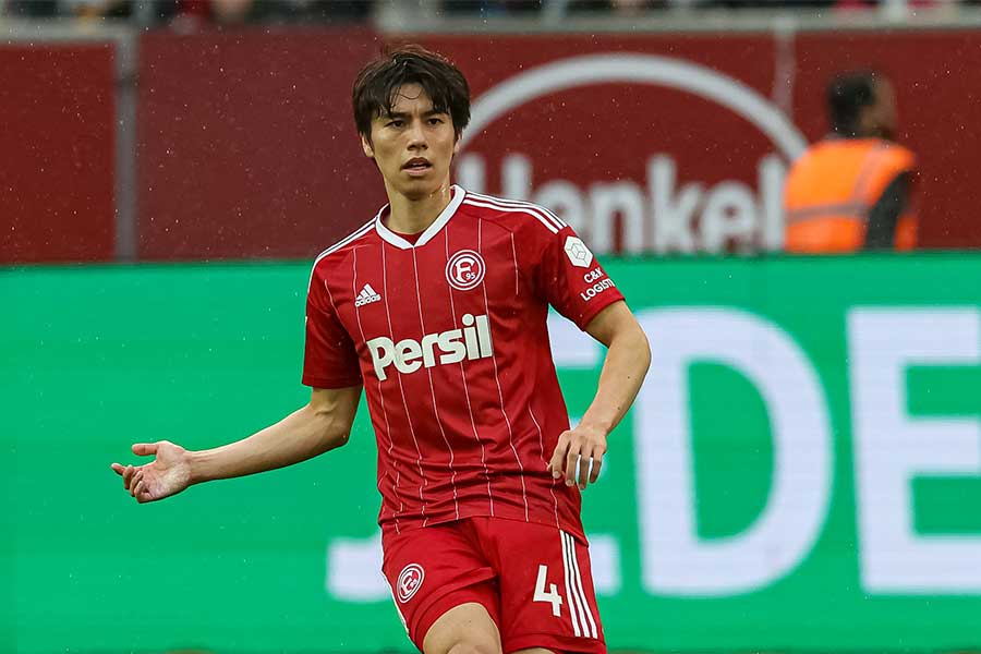 デュッセルドルフの日本代表MF田中碧【写真：Getty Images】