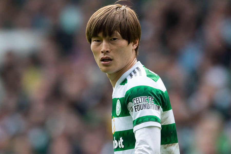 スコティッシュ・プレミアシップでゴール数トップの古橋亨梧【写真：Getty Images】