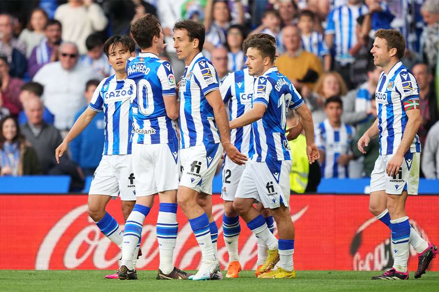 西坂斗和がソシエダの練習で感じたこととは?【写真:Getty Images】