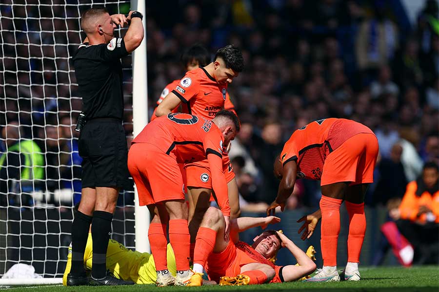 ブライトンの医療スタッフに脚光【写真:ロイター】