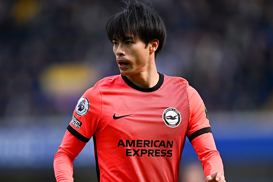 ブライトンで活躍する三笘薫【写真：Getty Images】