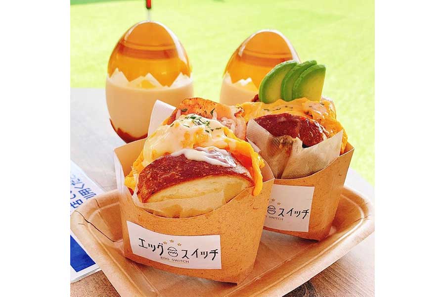 ヨドコウの「エッグトースト」【写真提供：セレッソ大阪】