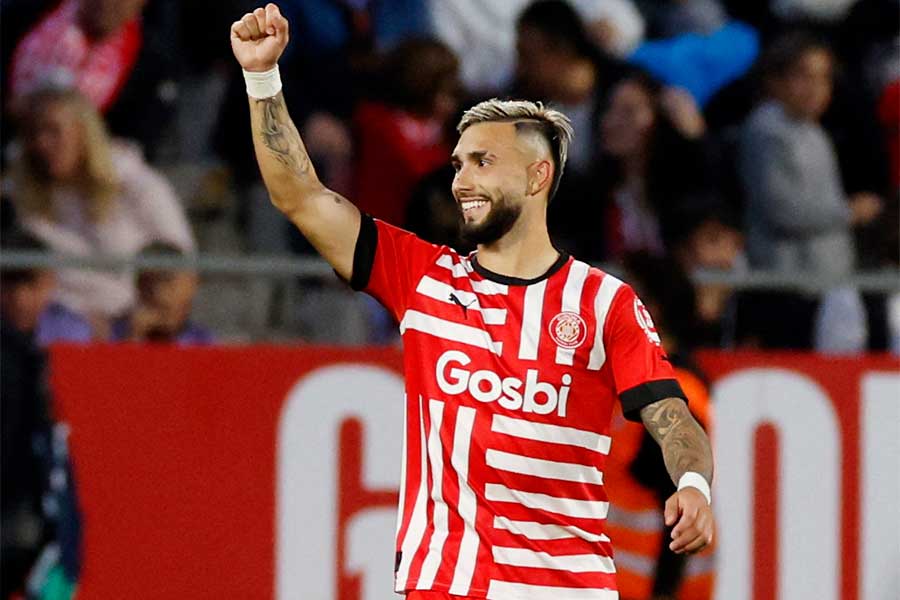 ジローナのバレンティン・カステジャーノス【写真：ロイター】