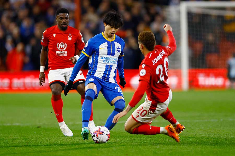 ブライトンの三笘薫【写真：ロイター】