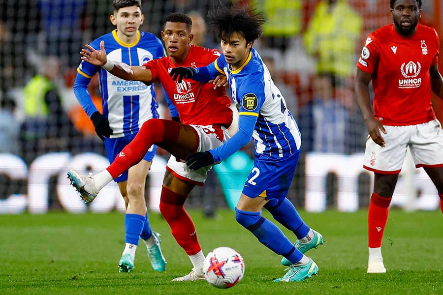 ブライトンの三笘薫【写真：ロイター】