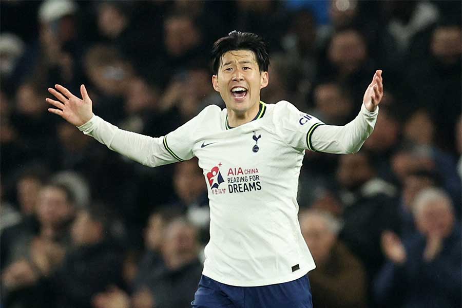 トッテナムのソン・フンミン【写真：ロイター】