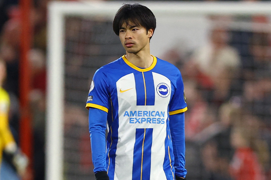 ブライトンで活躍する三笘薫【写真：ロイター】