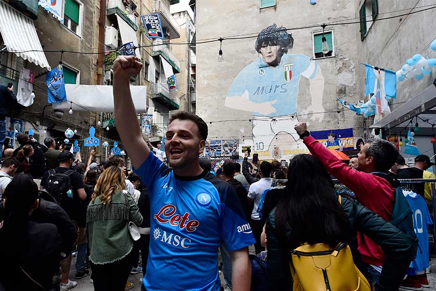 ナポリファンの奇妙な優勝祝いが話題（写真はイメージです）【写真：ロイター】