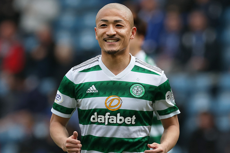 前田大然がレンジャーズ戦で先制ゴールをアシスト【写真：Getty Images】