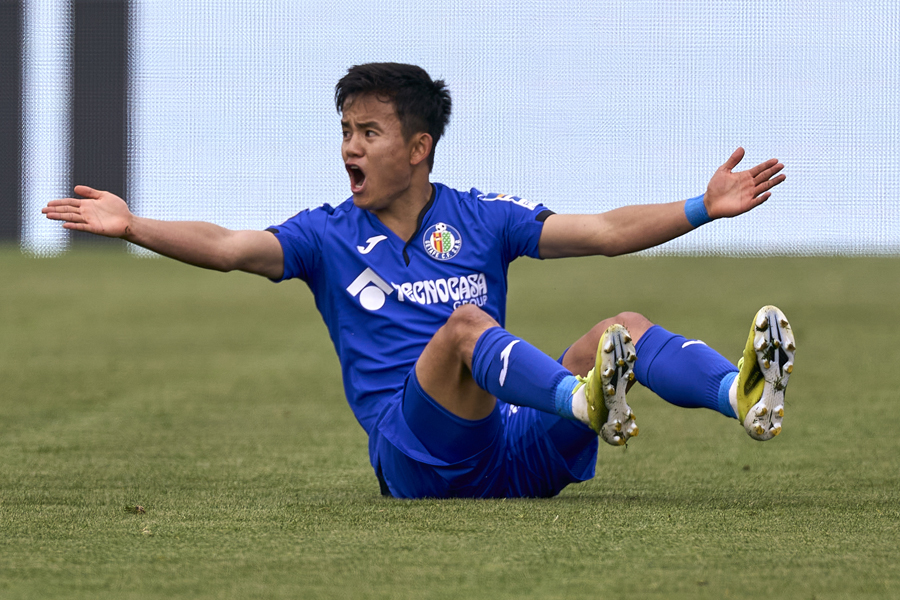 ヘタフェMF久保建英【写真：Getty Images】