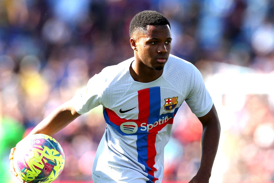 バルセロナのアンス・ファティ【写真：ロイター】