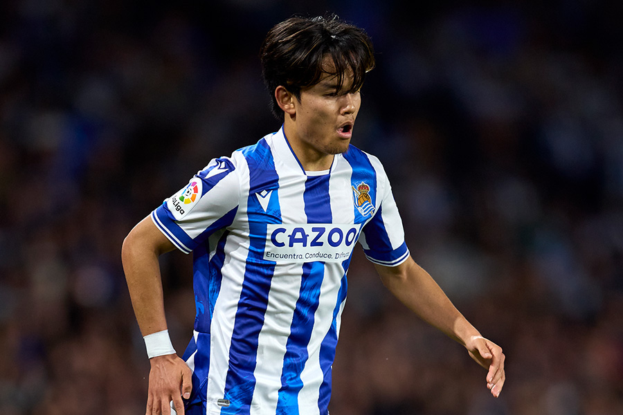 久保建英が相手のミスを突き決勝ゴール【写真：Getty Images】