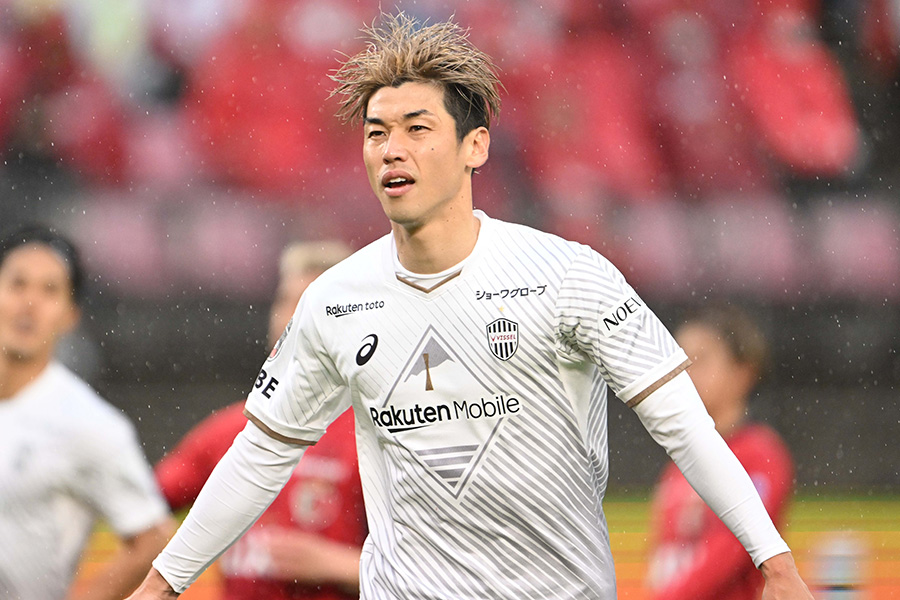 神戸の大迫勇也【写真：徳原隆元】