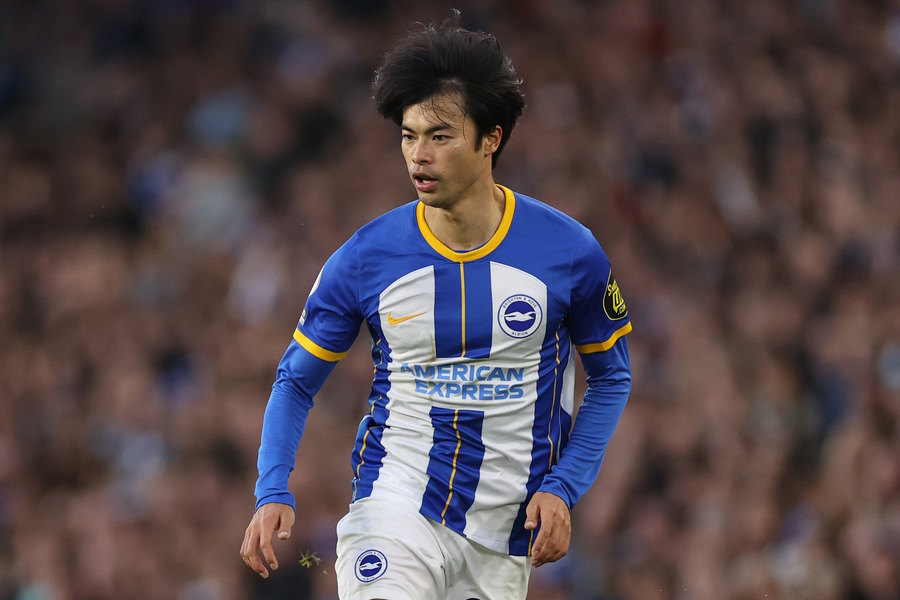 ブライトンの三笘薫【写真：Getty Images】