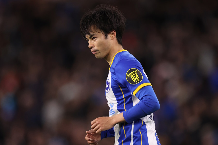 ブライトンの三笘薫【写真：Getty Images】