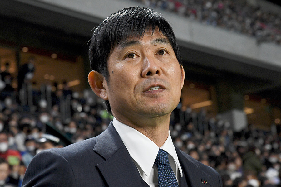日本代表を率いる森保一監督【写真:徳原隆元】