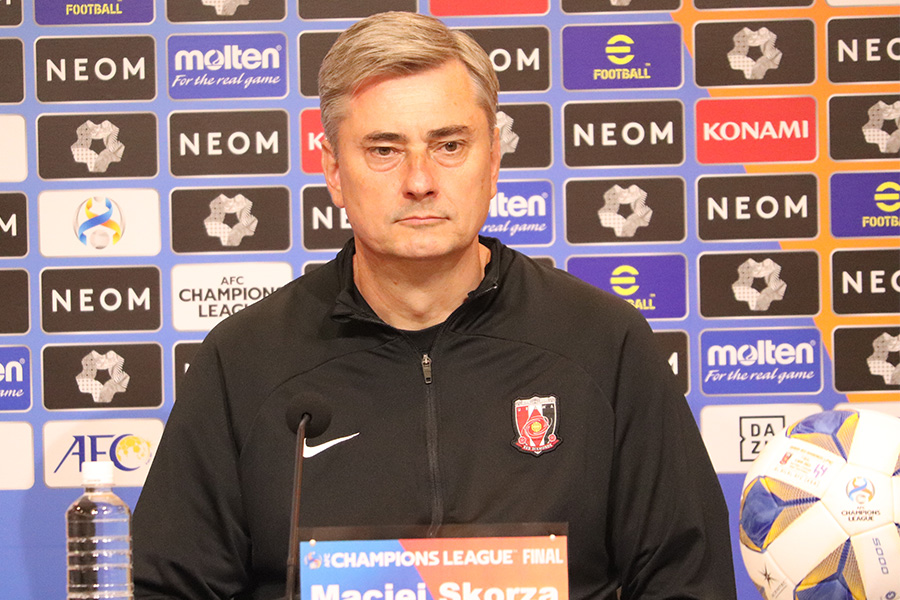 浦和のマチェイ・スコルジャ監督【写真:轡田哲朗】