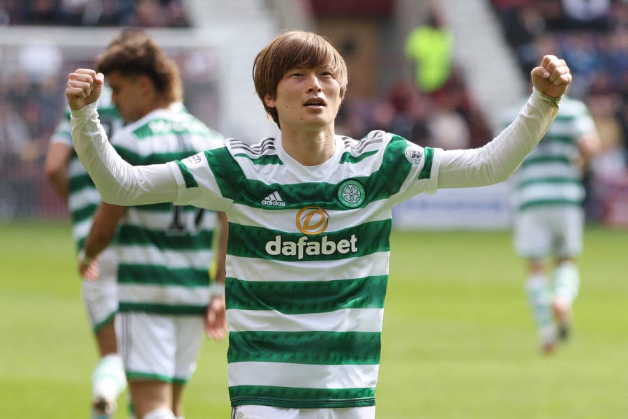 セルティックの古橋亨梧【写真：ロイター】