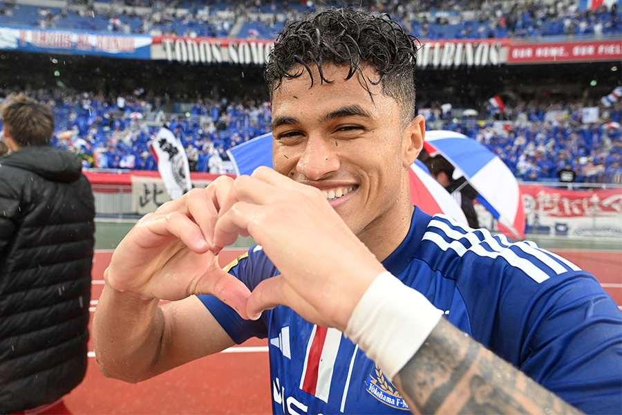 ヤン・マテウスが京都戦で存在感【写真：徳原隆元】