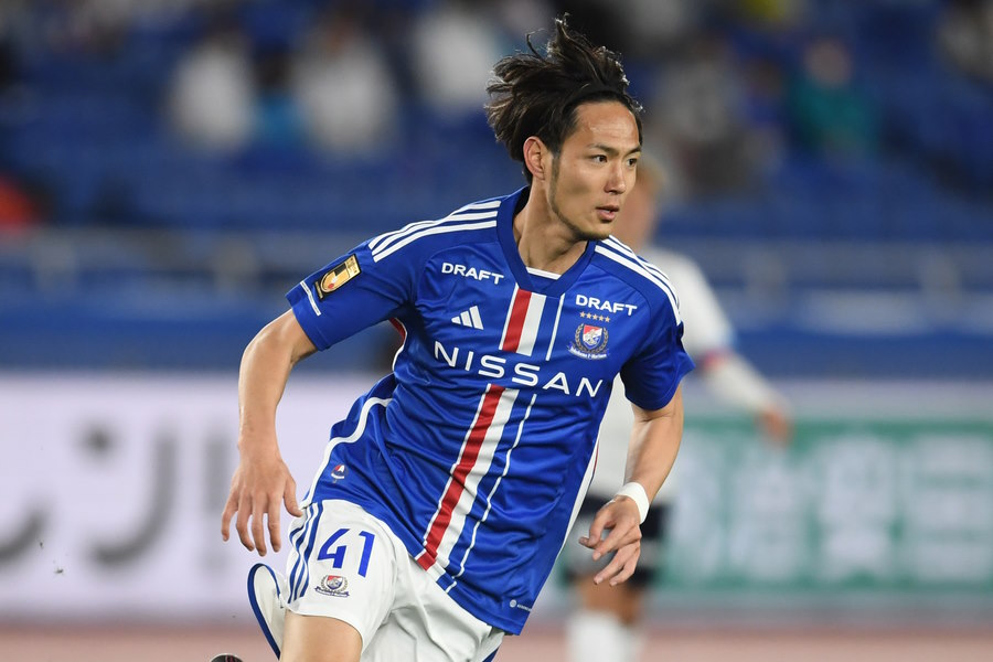 横浜FMでプレーするFW杉本健勇【写真:Getty Images】