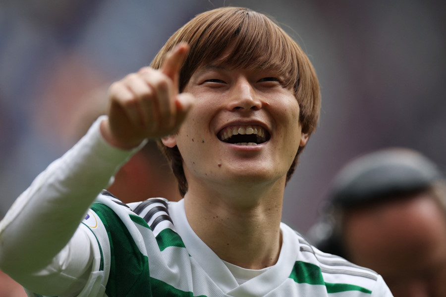 セルティックの古橋亨梧【写真：ロイター】