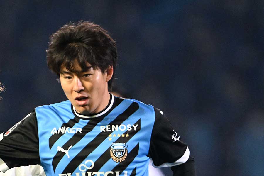 川崎の脇坂泰斗【写真:徳原隆元】