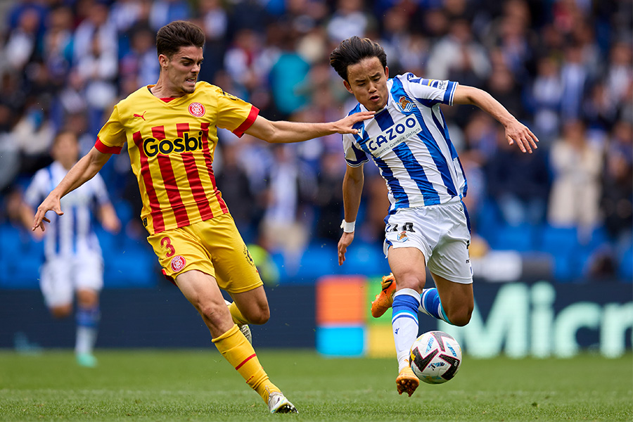 久保建英が2ゴールに関与も、2-2ドローで決着【写真:Getty Images】