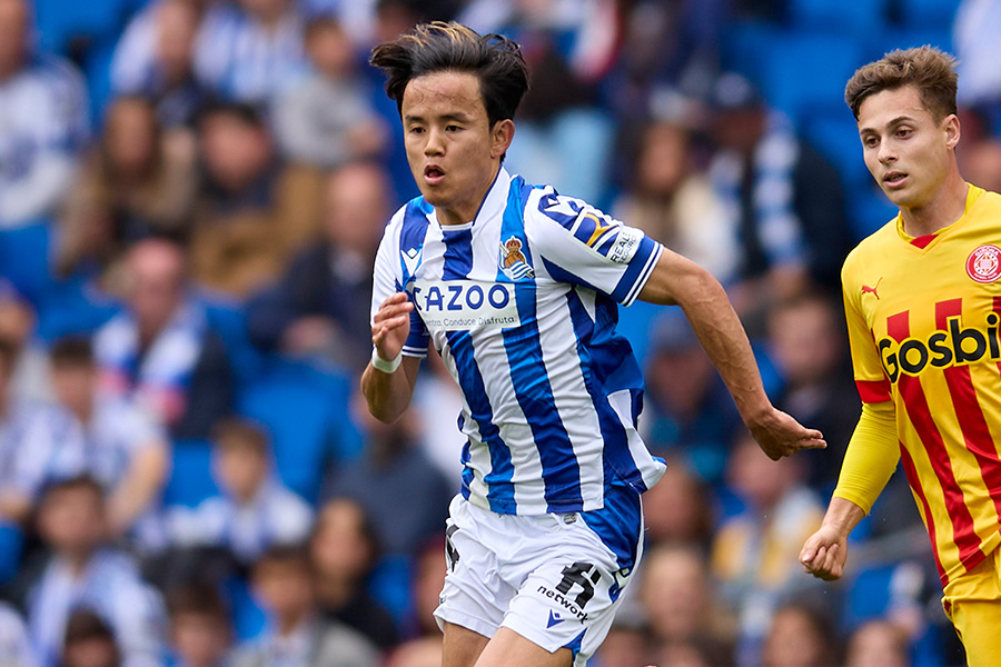 久保建英がジローナ戦で躍動【写真:Getty Images】