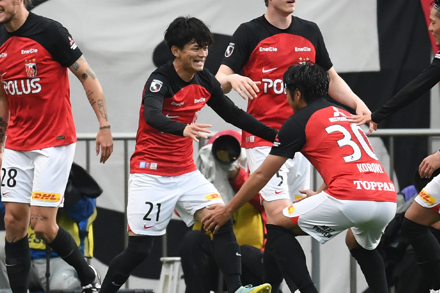 G大阪戦でゴールを決めた大久保智明【写真：Getty Images】