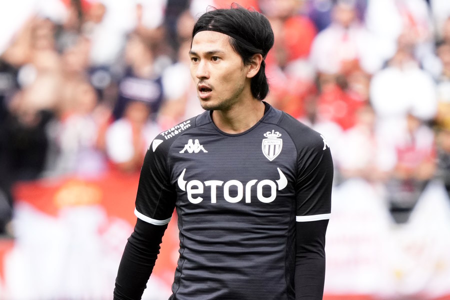 モナコでプレーする南野拓実【写真：Getty Images】