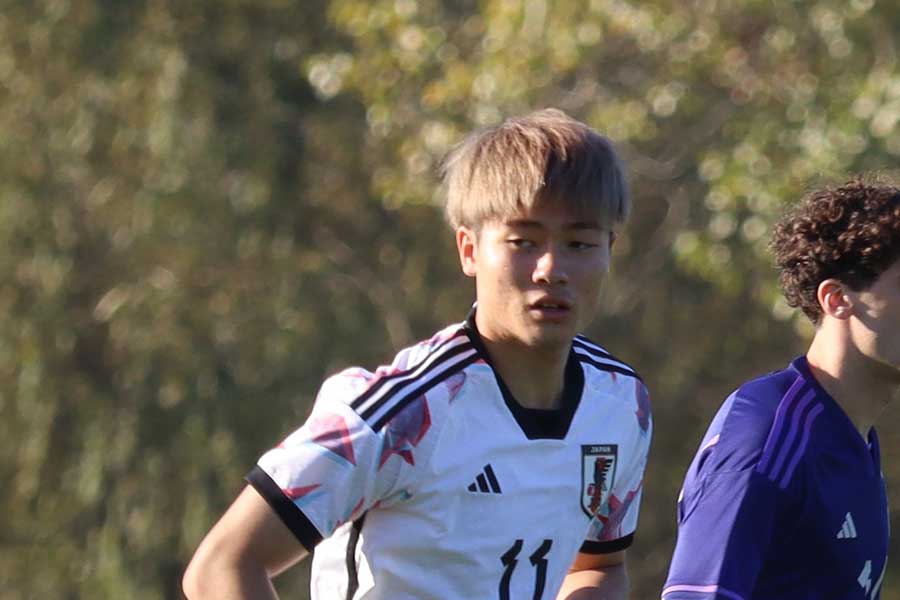 U-20日本代表の福田師王【写真：（C）JFA】