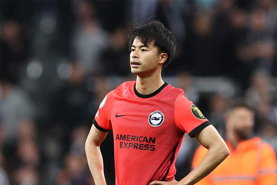 ブライトンでプレーする三笘薫【写真：Getty Images】