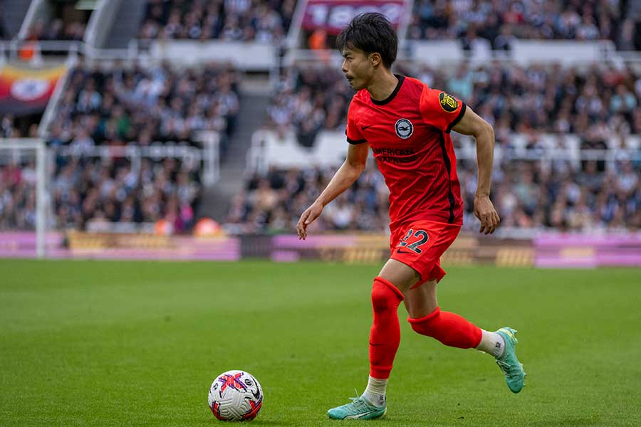 ブライトンの三笘薫【写真：Getty Images】