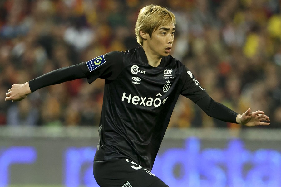 ゴールを決めた伊東純也【写真：Getty Images】