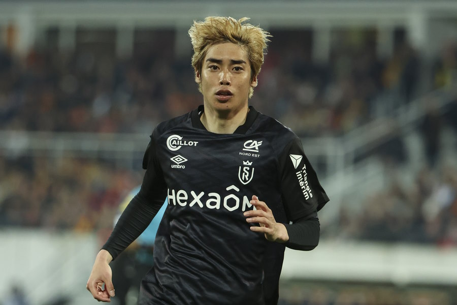 ゴールを決めた伊東純也【写真：Getty Images】