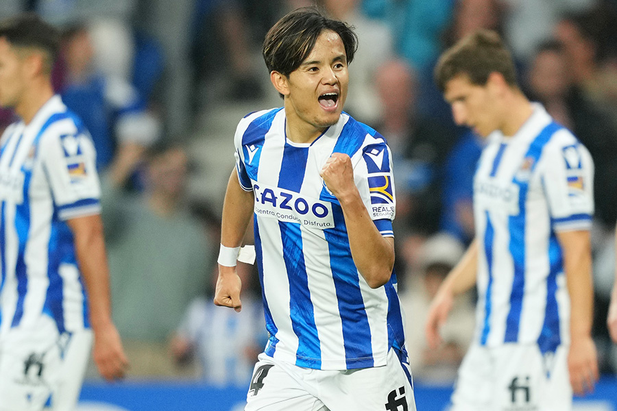 久保建英がアルメリア戦で決勝ゴール【写真:Getty Images】