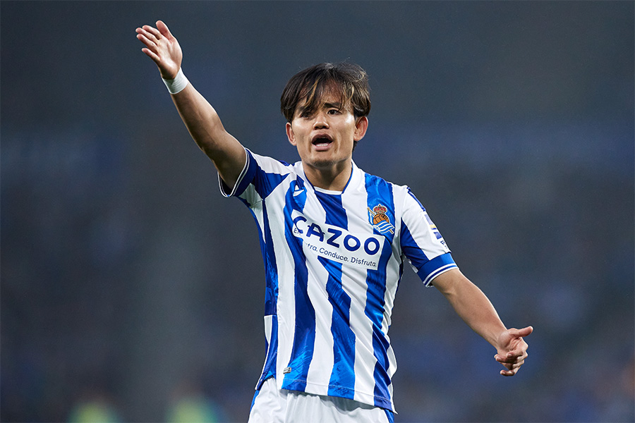 アルメリア戦でゴールを決めた久保建英【写真:Getty Images】