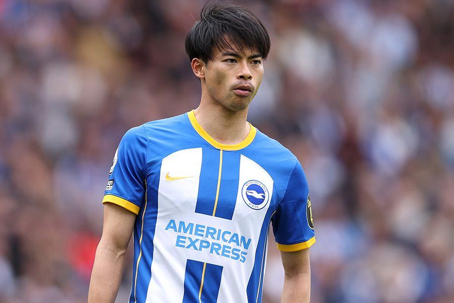 三笘薫がシティ戦で幻ゴール＆幻アシスト【写真：Getty Images】