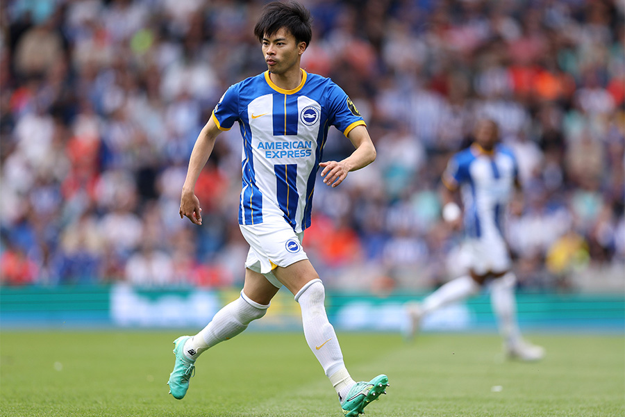 シティ戦に出場した三笘薫【写真:Getty Images】