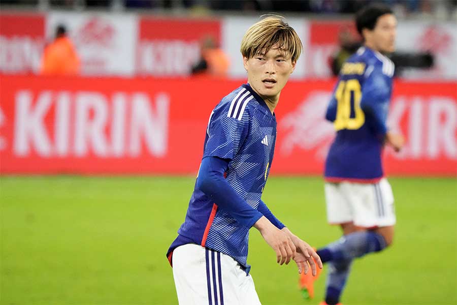 代表復帰を果たした古橋亨梧【写真：Getty Images】