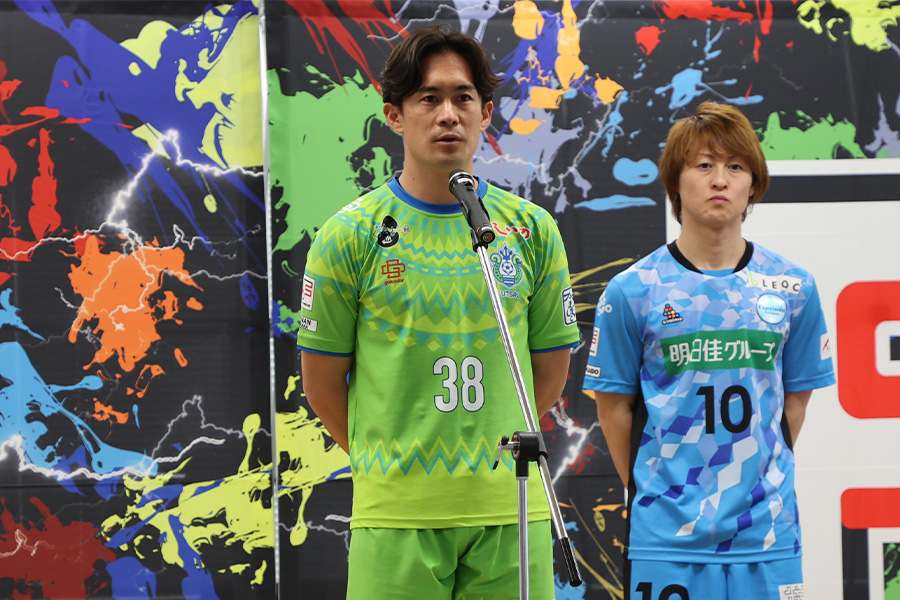 菊池大介が湘南でフットサル選手としてデビューへ【写真：Futsal X / 河合 拓】