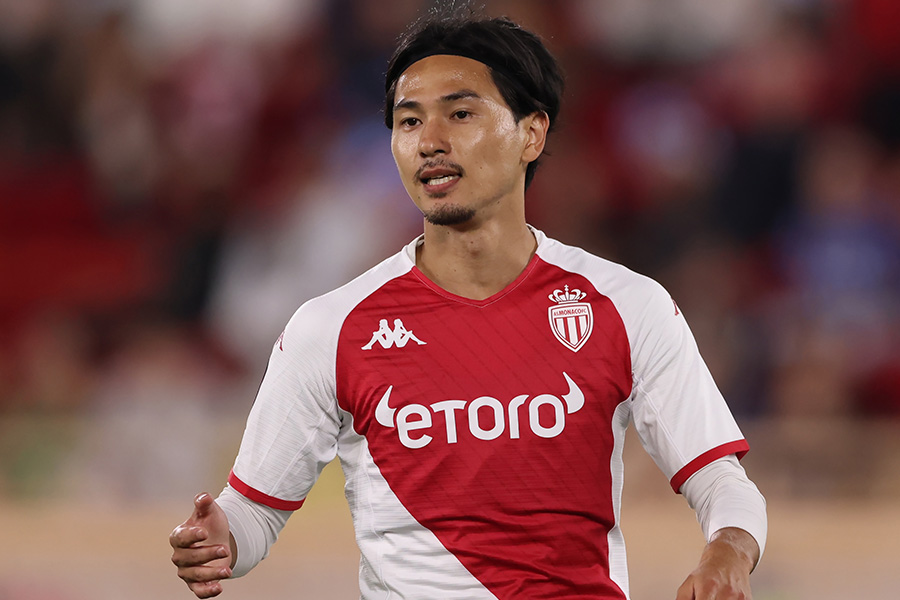 モナコでプレーする南野拓実【写真：Getty Images】