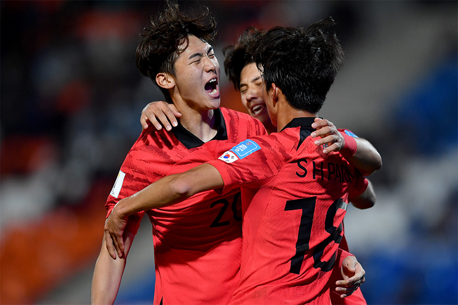 U-20韓国代表は2試合を終え勝ち点4をゲット【写真：Getty Images】